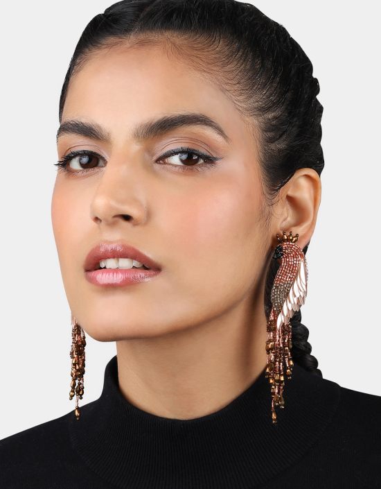 Peacock Earrings