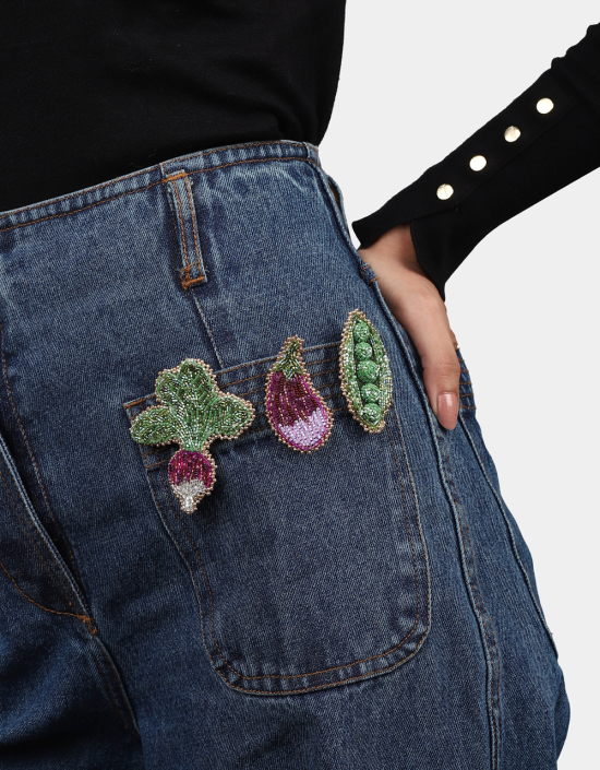 Turnip Brooch