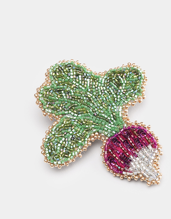 Turnip Brooch