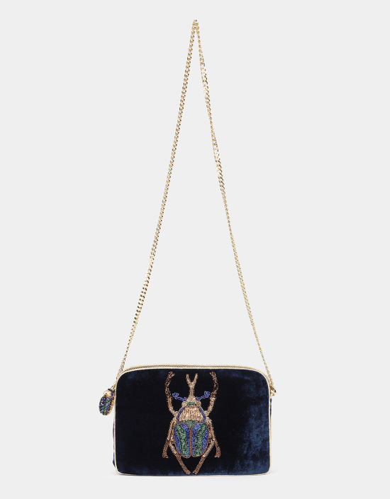 Beetle Velvet Sling Bag