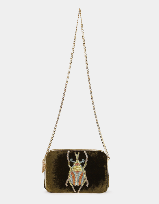 Beetle Velvet Sling Bag