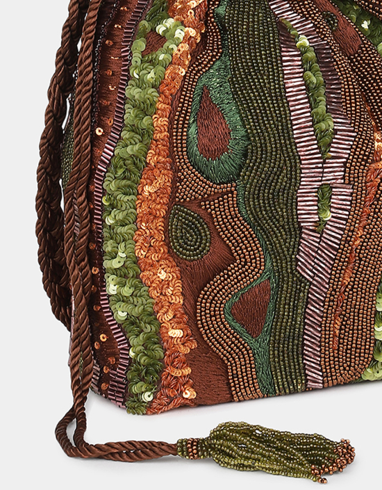 Tree Bark Bucket Bag