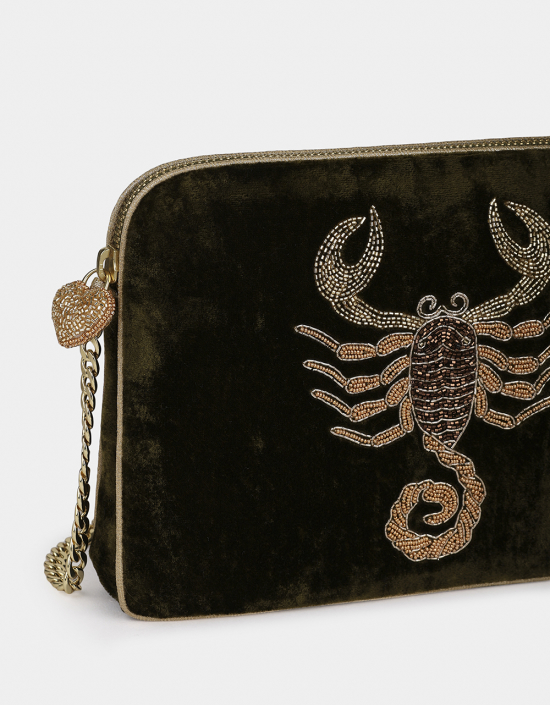 Scorpio Velvet Sling Bag