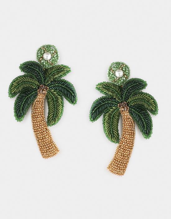 Palm Tree Earrings