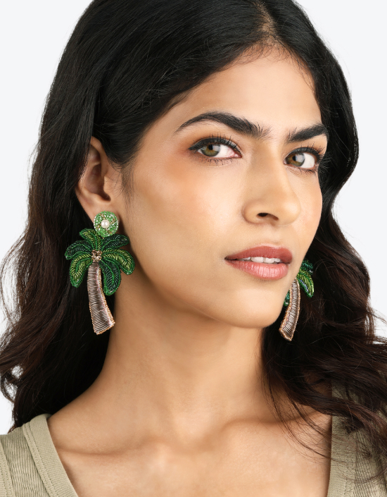 Palm Tree Earrings