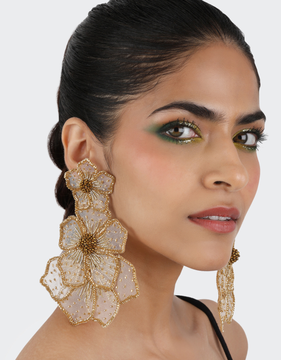 Maxi Peonie Earrings