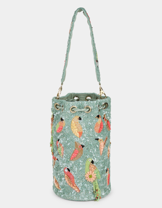 Multi Birds Bucket Bag