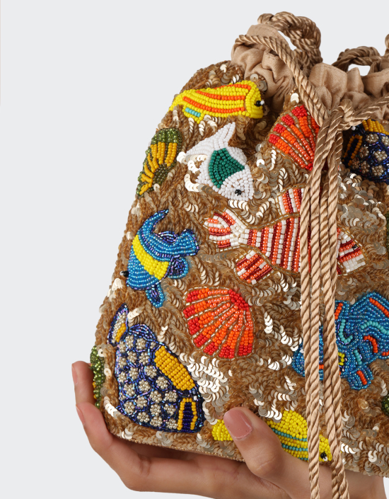 Bucket Bag Multi Fish