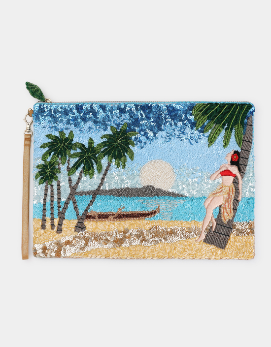 Hawai Sequins Pouch