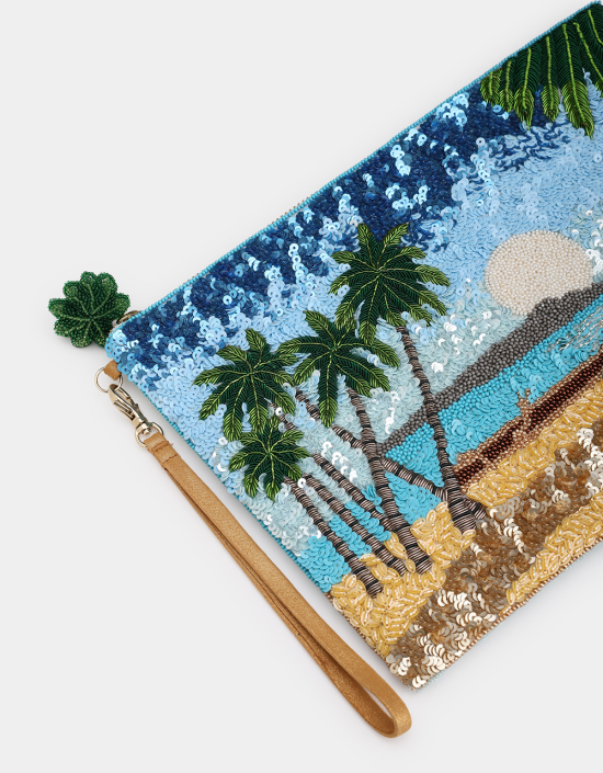 Hawai Sequins Pouch