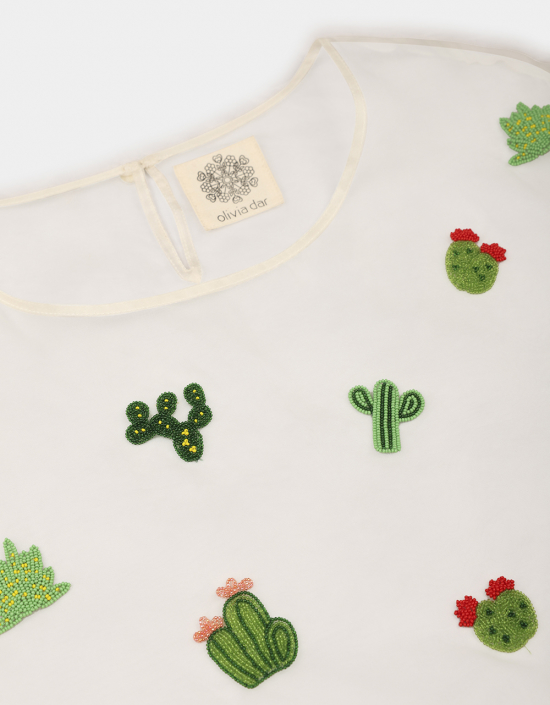 Cactus Organza Top