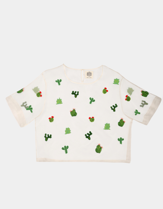 Cactus Organza Top