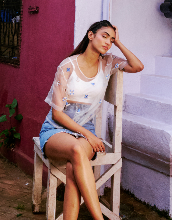 Nautical Organza Top