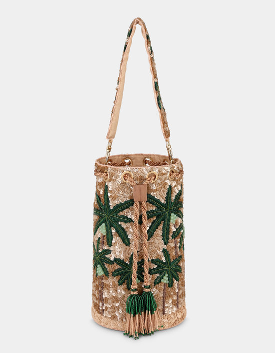 Palm Tree Bucket Bag