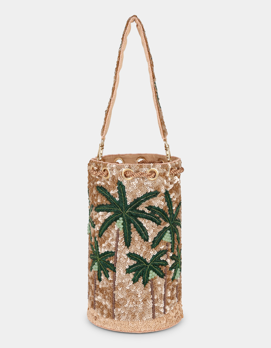 Palm Tree Bucket Bag