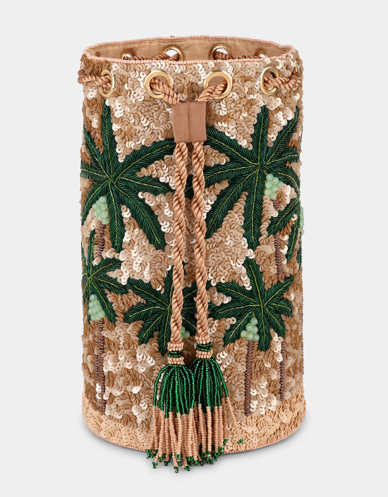 Palm Tree Bucket Bag