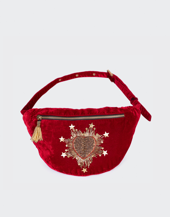 Sparkle Heart Fanny Pack