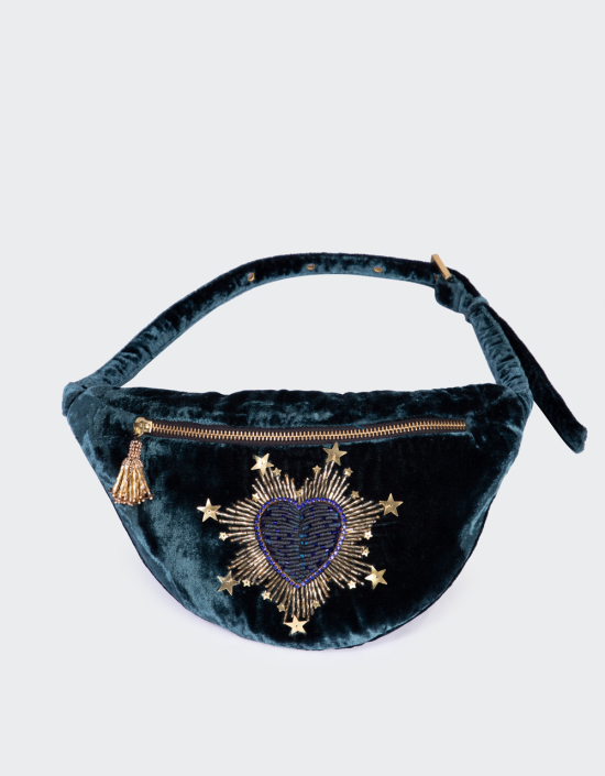 Sparkle Heart Fanny Pack