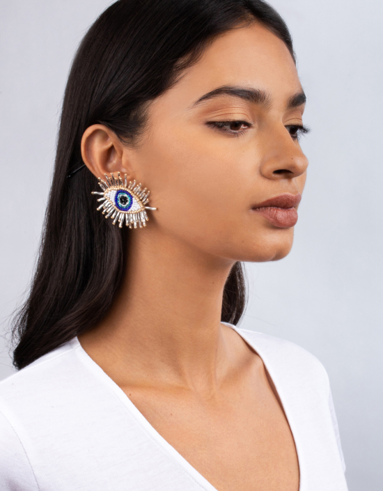 Paros Eye Earrings