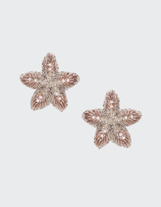 mini starfish earrings