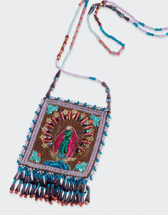 Virgen De Guadalupe Talisman Necklace Large