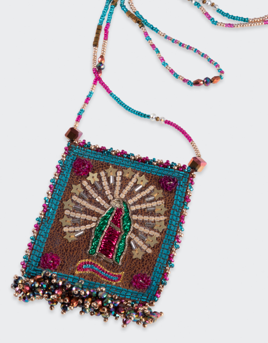 Virgen De Guadalupe Talisman Necklace Large
