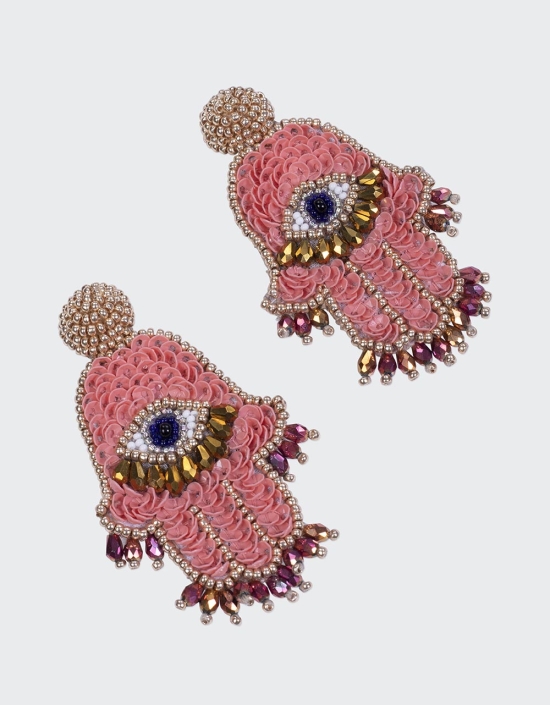 Hamsa Earrings
