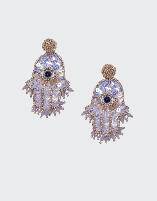 Hamsa Earrings
