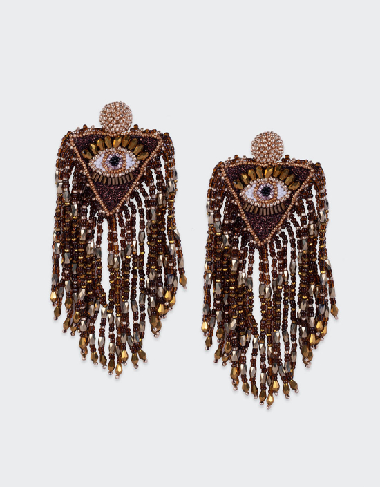 Sunburst Eye Earrings